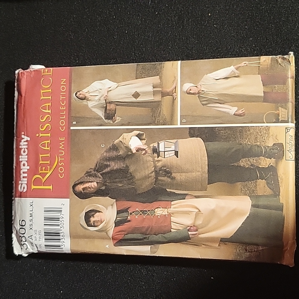 Simplicity: Sewing Pattern Uncut 3806
